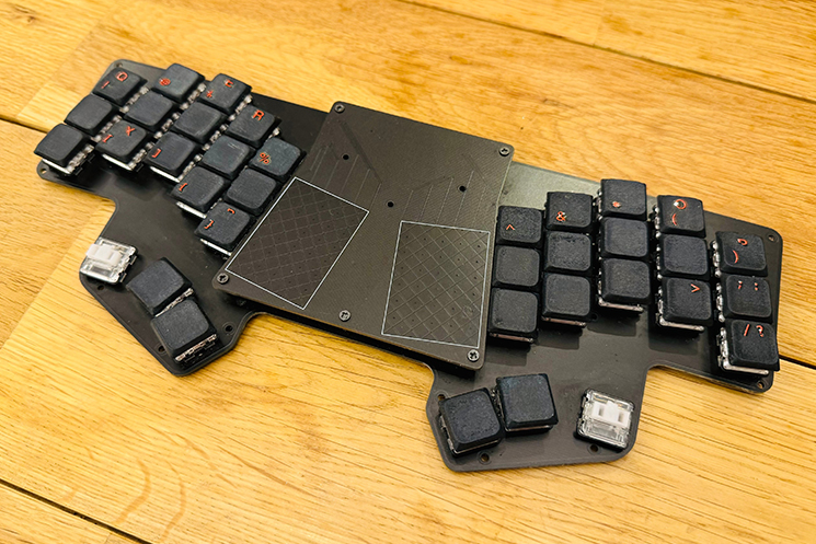 増井さんの自作キーボード